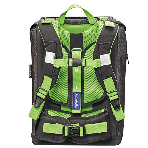 Herlitz Grundschulranzen Motion Plus Schulranzen-Set, 41 cm, Green Dino - 3