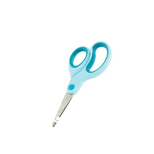 Westcott E-20585 00 Kinderschere Softgrip Lefty für Linkshänder, spitz, Polybeutel, 13 cm, türkis -