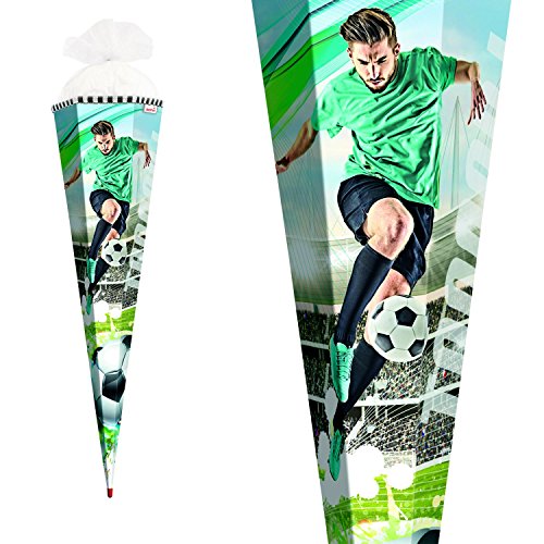 Roth 678765 Schultüte Fußballstar 85 cm, Eckig, Tüll - 3