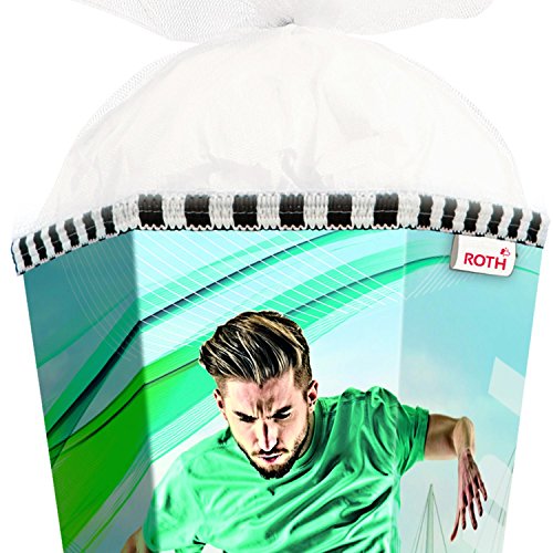 Roth 678765 Schultüte Fußballstar 85 cm, Eckig, Tüll - 4