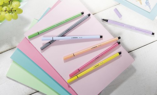 Premium-Filzstift - STABILO Pen 68-15er Pack - mit 15 verschiedenen Farben inklusive 5 Neonfarben - 5