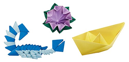 folia 8957 - Faltblätter 7,5 x 7,5 cm, 70 g/qm, 500 Blatt sortiert in 10 Farben - 3
