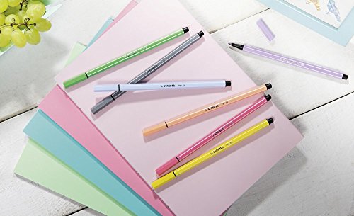 Premium-Filzstift - STABILO Pen 68-30er Pack - mit verschiedenen Farben inklusive 6 Neonfarben - 5