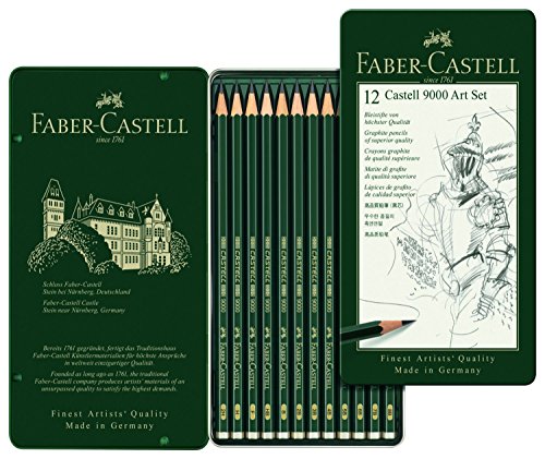 Faber-Castell 119065 - Bleistift Castell 9000, 12er Art Set - 2