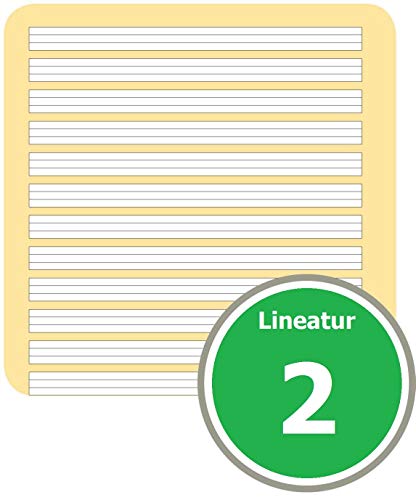 LANDRE 100050068 Schulheft 10er Pack A5 16 Blatt Lineatur 2 - für die 2. Klasse 3 Motive sortiert - 6