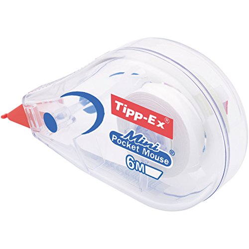 Tipp-Ex Mini Pocket Mouse Korrekturroller – Korrekturband 6 m x 5 mm – Blister à 2 Stück, weiß - 4