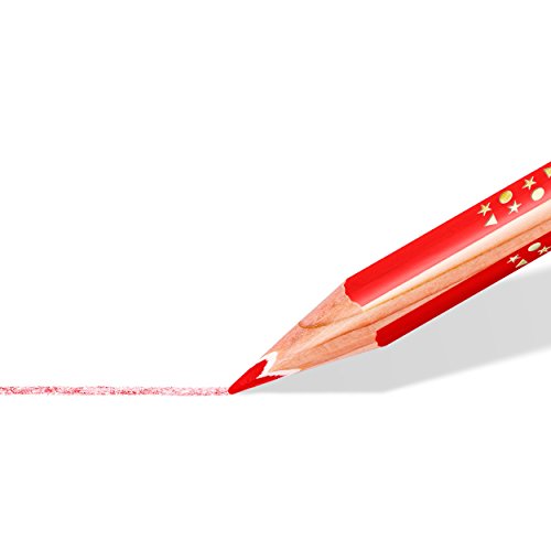 Staedtler 127 NC12 Buntstifte Noris Club (erhöhte Bruchfestigkeit, dreikant, Set mit 12 brillanten Farben, ABS-System, kindgerecht nach DIN EN71, umweltfreundliches PEFC-Holz) - 3