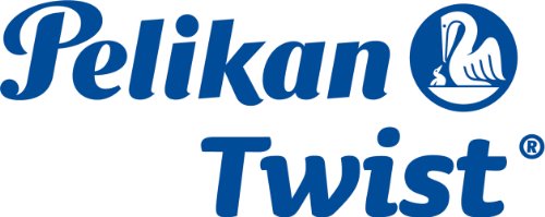 Pelikan R457 Apple Candy Tintenroller Twist Universell für Rechts-/Linkshänder, rot/grün -