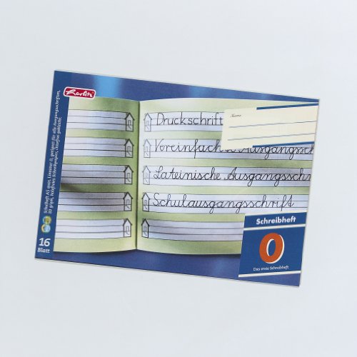 Herlitz 1957729 Schreibhefte A5/16 Lineatur 0 (Lernlineatur) 10er Packung Motive sortiert -