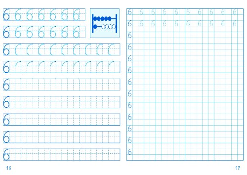 Elbi Zahlenübungsheft 1 bis 10 - Zahlen schreiben lernen in der Grund- und Förderschule - H10 -