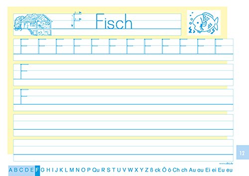 Elbi Schreiblehrgang Druckschrift - Schreiben lernen in der Grundschule und Förderschule - H12 -