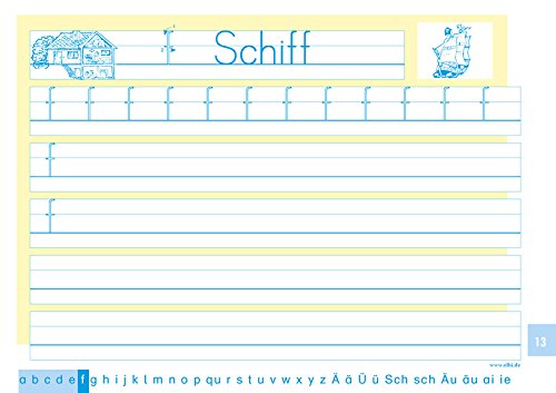 Elbi Schreiblehrgang Druckschrift - Schreiben lernen in der Grundschule und Förderschule - H12 -