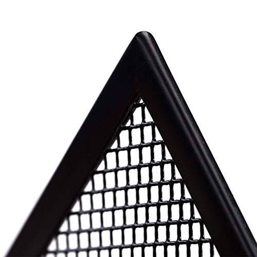 Relaxdays Dokumentenhalter, stehender Briefhalter mit 3 Ablagen, für Schreibtisch, Metall, HBT 29,5 x 32 x 9 cm, schwarz - 7