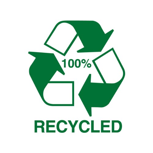 100% Recycling Haftnotizen, pastellmix, 75 x 75mm, zertifiziert mit dem Blauen Engel, 100 Blatt pro Block, 12 Blöcke in Recycling Box verpackt - 5