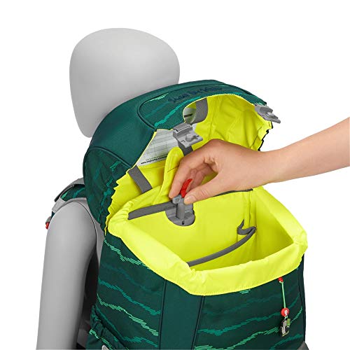 Step by Step Giant Schulranzen-Set „Soccer Star“, 5-teilig, grün, ergonomischer Tornister mit Reflektoren, höhenverstellbar mit Hüft- und Brustgurt, für Jungen ab der 1. Klasse, 23 Liter - 7