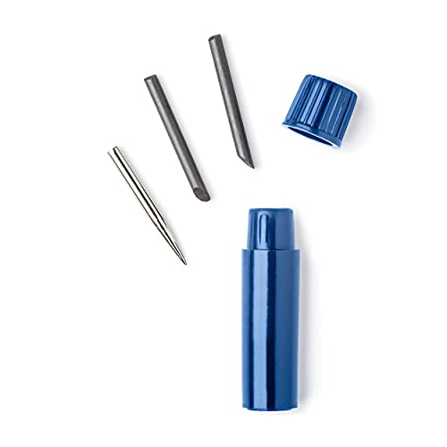 STAEDTLER Mars Comfort 552 01 Zirkel, Schnellverstellzirkel, auswechselbare Nadel, Schenkel abknickbar, Durchmesser Zeichenkreis: 350 mm, Länge: 170 mm, Farbe: blau, silber, Klappdeckeletui - 4