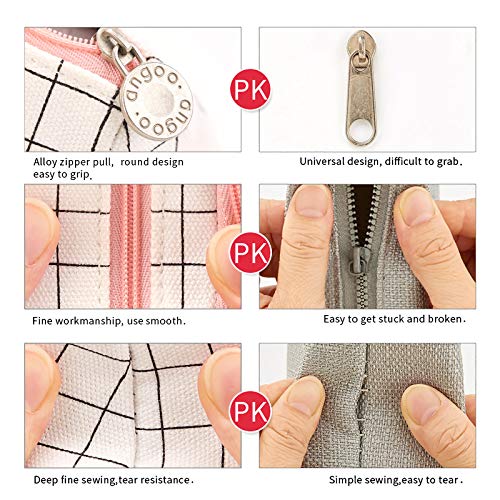 EASTHILL Federmäppchen pencil case mit grossem Fassungsvermögen Mäppchen Schreibwarenbeutel Bleistift Beutel für Middle High School College Office Studentin Mädchen Erwachsener Geschenk -kariert - 5